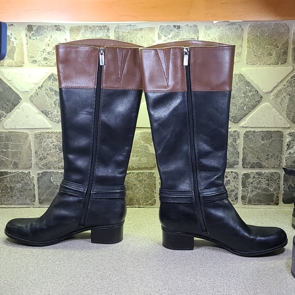 BANDOLINO RIDING BOOTS 👢 Size 8M Black/Brown - Picture 16 of 16